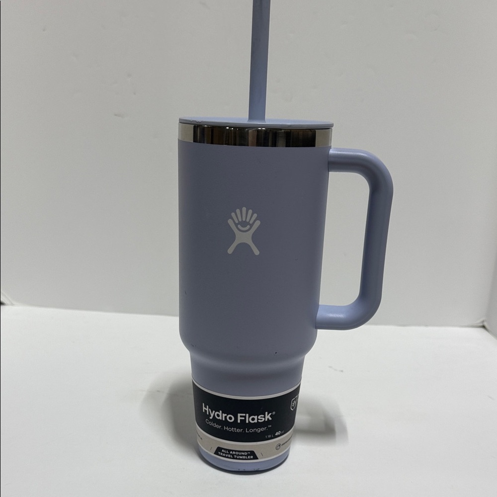 Hydro Flask Lavender Mug with Handle 40 oz Travel Tumbler NEW